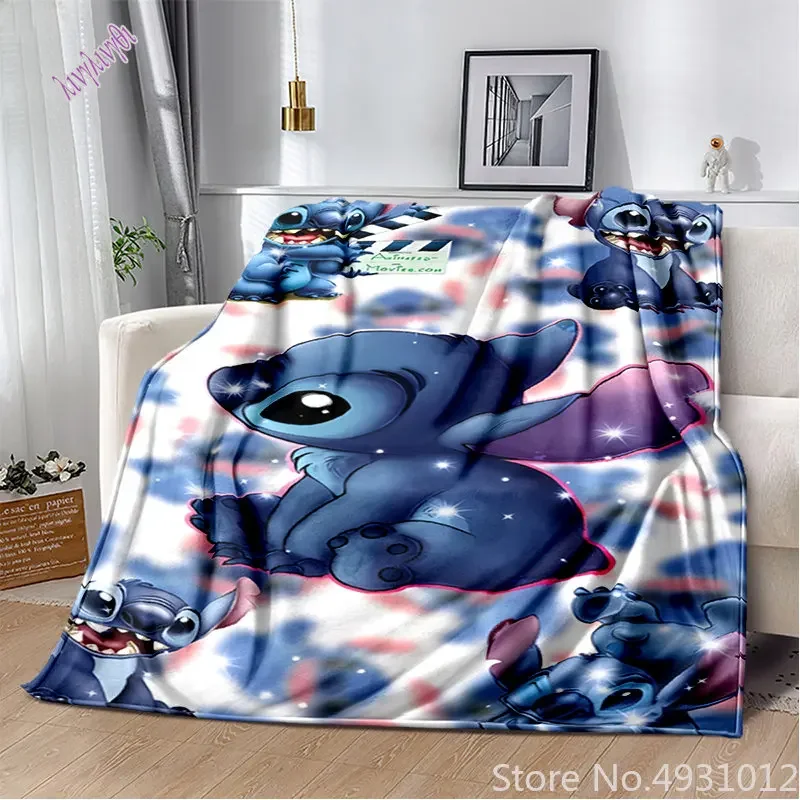Anime Cartoon Stitch 3D Blanket Fashion Monster Flannel Fluffy Fleece Throw  Blankets Children Adult Gift Sofa Travel Camping - AliExpress
