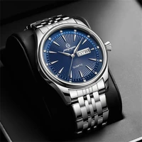 PENGAGAR Luxury Men Watch Top Original Waterproof Luminous Chronograph Man Wristwatch Stainless Steel Quartz Men's Watches Reloj