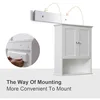 White Bathroom Wall Cabinet Over The Toilet Storage Cabinet 24x30 Inch Wood Medicine Cabinets Wall Mounted Bathroom Cabinet 4