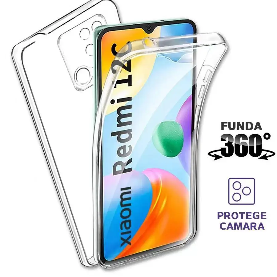360° Full Body Shockproof Hybrid PC Case with Double-Sided Protection