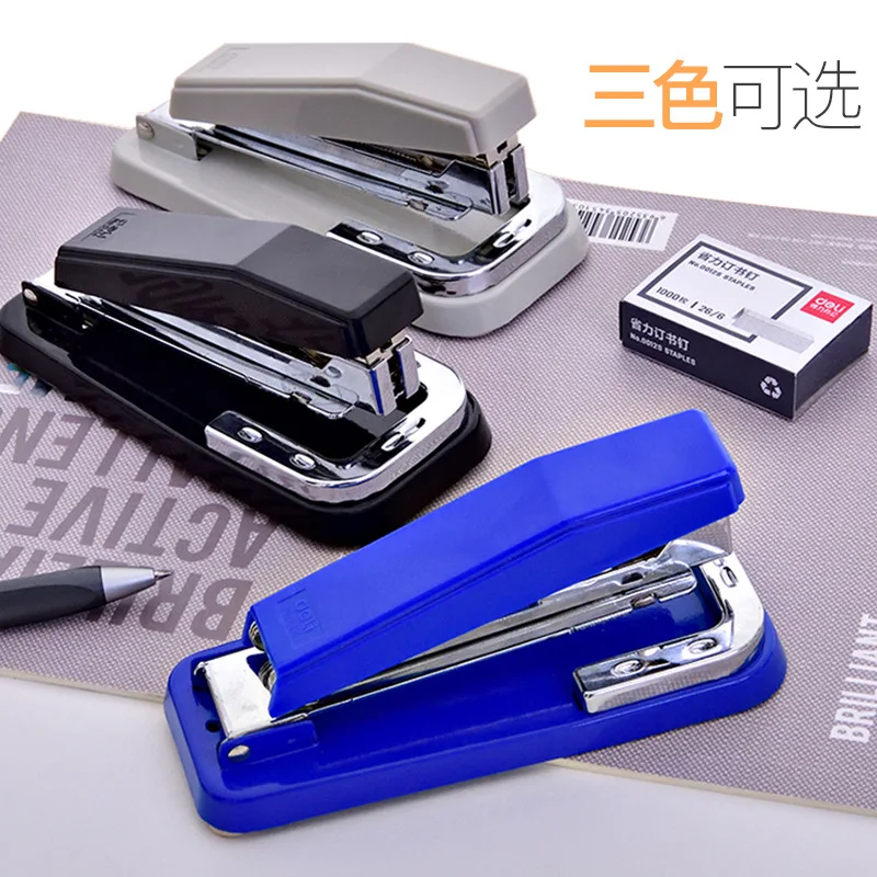 Powerful, Rotatable, Labor-saving Stapler Student Office Can Book Middle Seam Long Arm Holding Medium Stapler Stationery 0414
