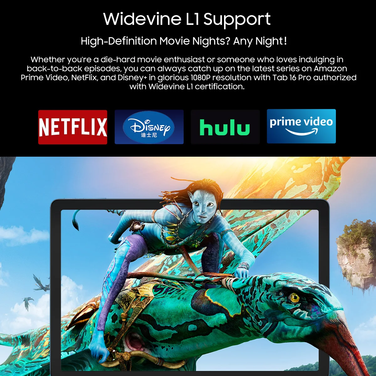 Blackview Tab 16 Pro Tablet PC 11'' FHD+ Display T616 Octa Core 24GB(8+16) RAM 256GB ROM 7700mAh 4G Tablets Android 14 3