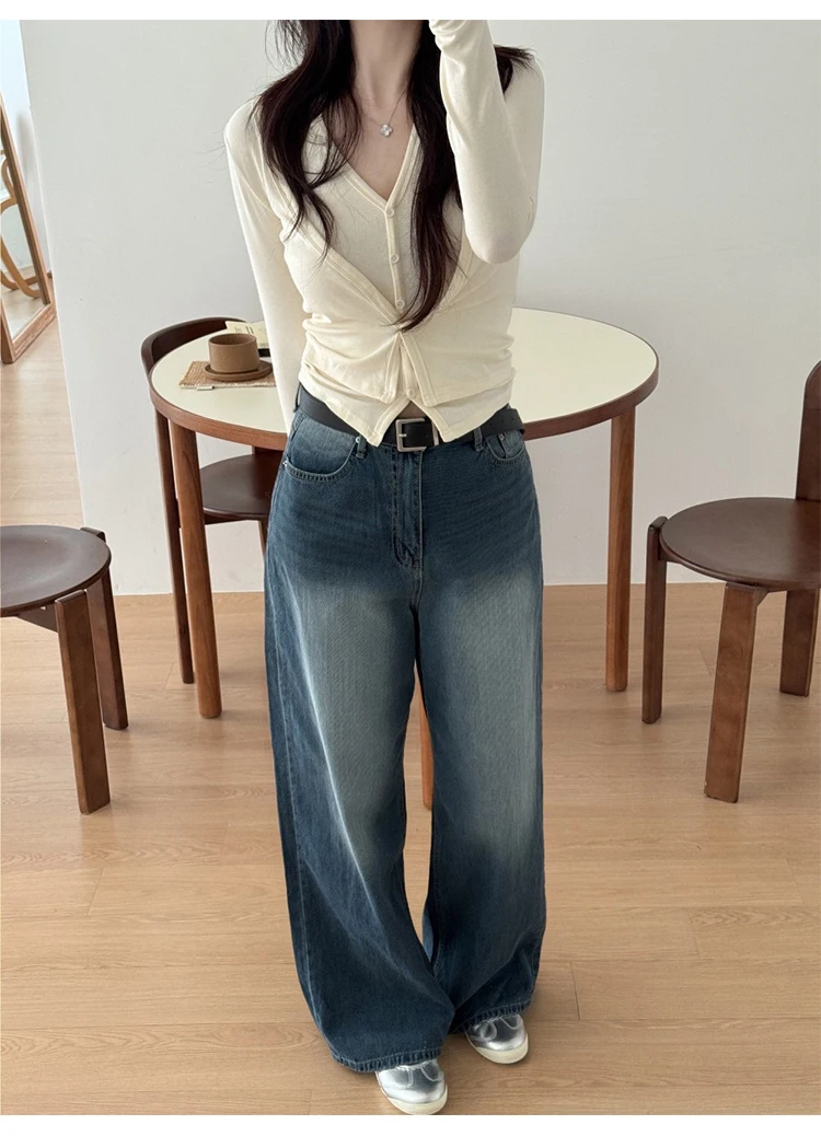 Sexy Hottie Slim Fit Vielseitige Elegante frauen Top Koreanische Dongdaemun Neckholder Langarm T-Shirt Frühling Neue Solide Stricken tees – Detail 17