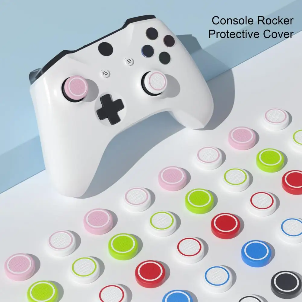 

4Pcs Gamepad Cover Odorless Joystick Cover Anti slip Durable Thumb Grip Joystick Stick Cover for