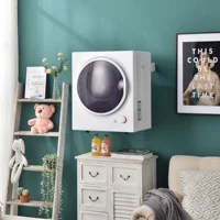 Мини-сушилка европейского стандарта, 2,5 кг, настенная, 850 Вт, таймер 200 минут, двойной фильтр, керамический нагрев PTC, нержавеющая сталь — изображение 3