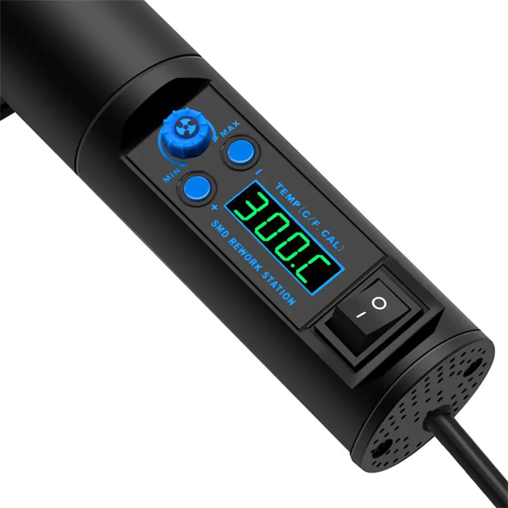 Pistola Ad Aria Calda Digitale - 4 Ugelli Inclusi Per Dissaldature Precise Su Circuiti Stampati - Foto 7