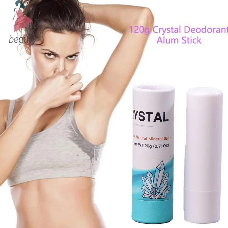 Alum Deodorant Stick With Cover Body Underarm Odor Remover Antiperspirant for Men And Women Men Deodorant Stick deodorizing stick deodorant stick