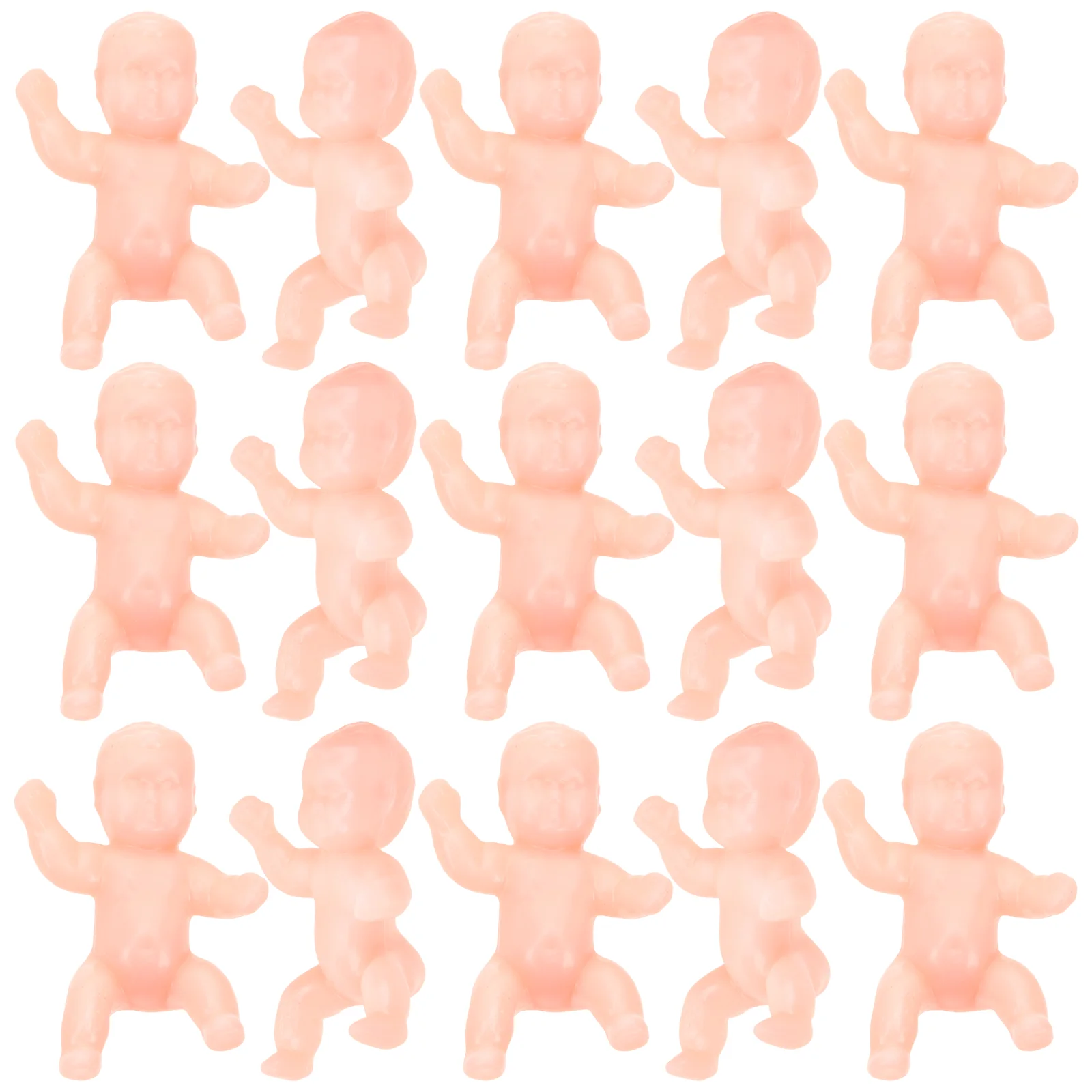 

Gadpiparty Baby Gifts 30 Pcs Play Baby Doll Set Mini Plastic Tiny Baby Figurines Realistic Small Micro Landscape
