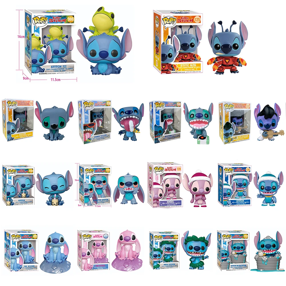 Funko Pop Disney Lilo & Stitch STITCH #636 #159 #978 Lilo #124 Scrump #128  Cute Action Figure Toys Collection Dolls Kids Gifts - AliExpress