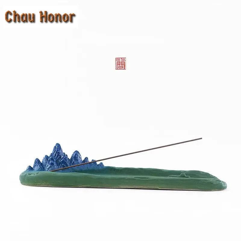 The Vast Land Incense Holder Retro Mist Smoking Steamers Furnace Household Smell Distributor Chinese Tea Set Equipment Ornaments