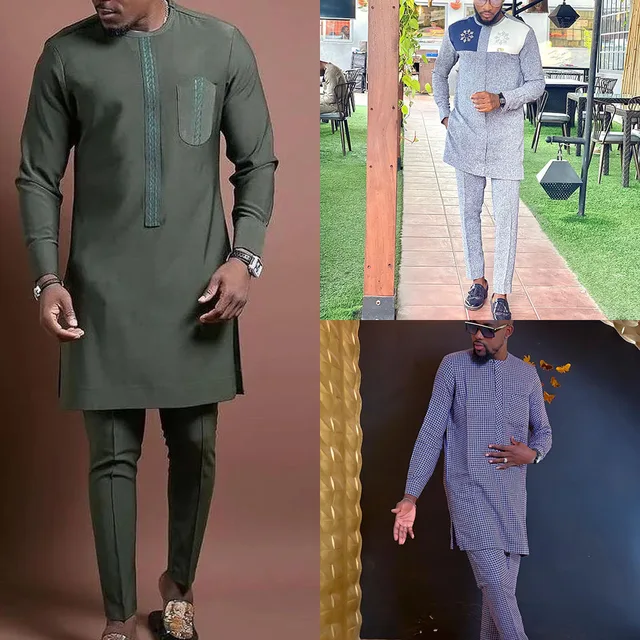 Olamide Long Sleeve Dashiki Outfit
