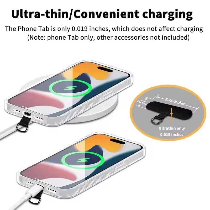 Universal Nylon Phone Lanyard Connector - Secure Tether Tab