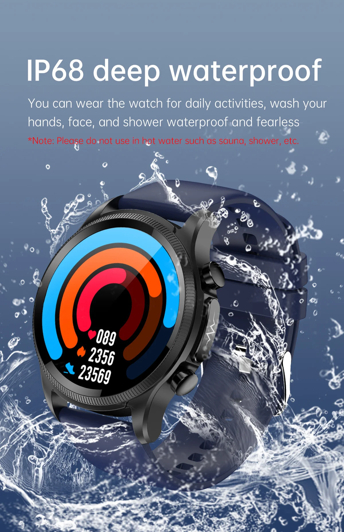 Xiaomi sports smartwatch with Blood Glucose, Blood Pressure/Sugar, Body Temperature, Heart Rate