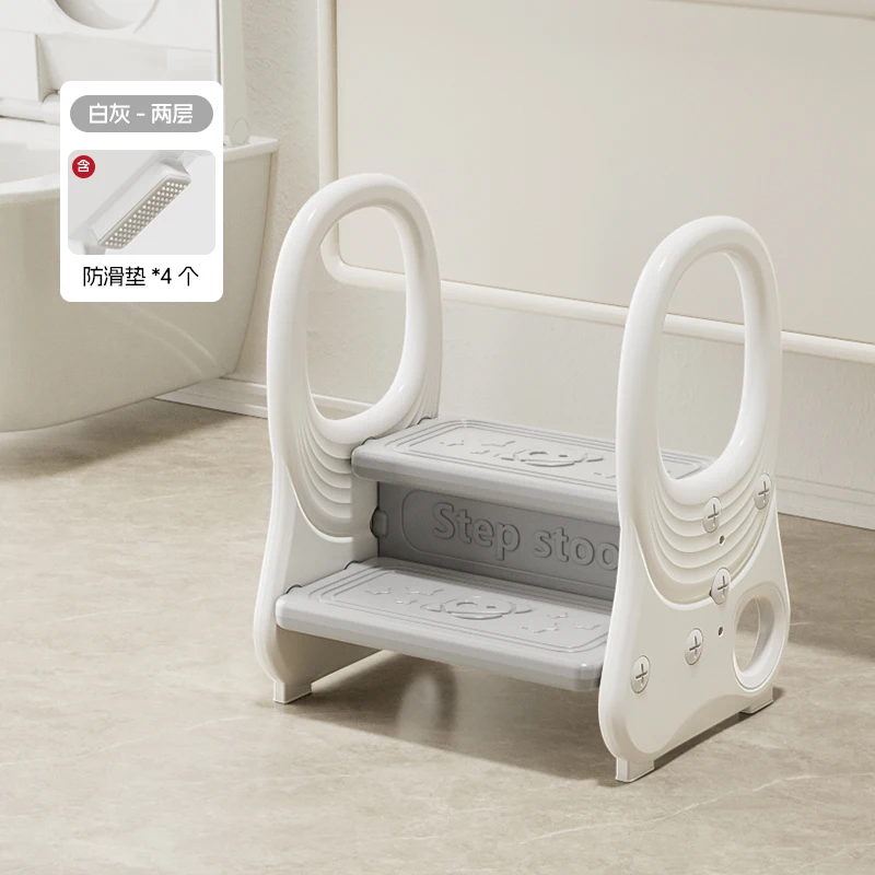 כסאות צעדים לפעוטות לכיור אמבטיה, כסא 3 צעדים לילדים, מגדל עומד למטבח, עוזר למידה, מדרגות לשירותים עם ידיות בטיחות