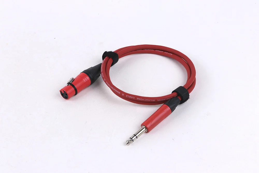XLR-Buchse auf 1/4 Zoll Audio-Verlängerungskabel, 6,35 mm TRS auf 3-polige XLR-Buchse, symmetrisches Kabel, kompatibel mit Mikrofon, Aufnahmestudio – Detail 5
