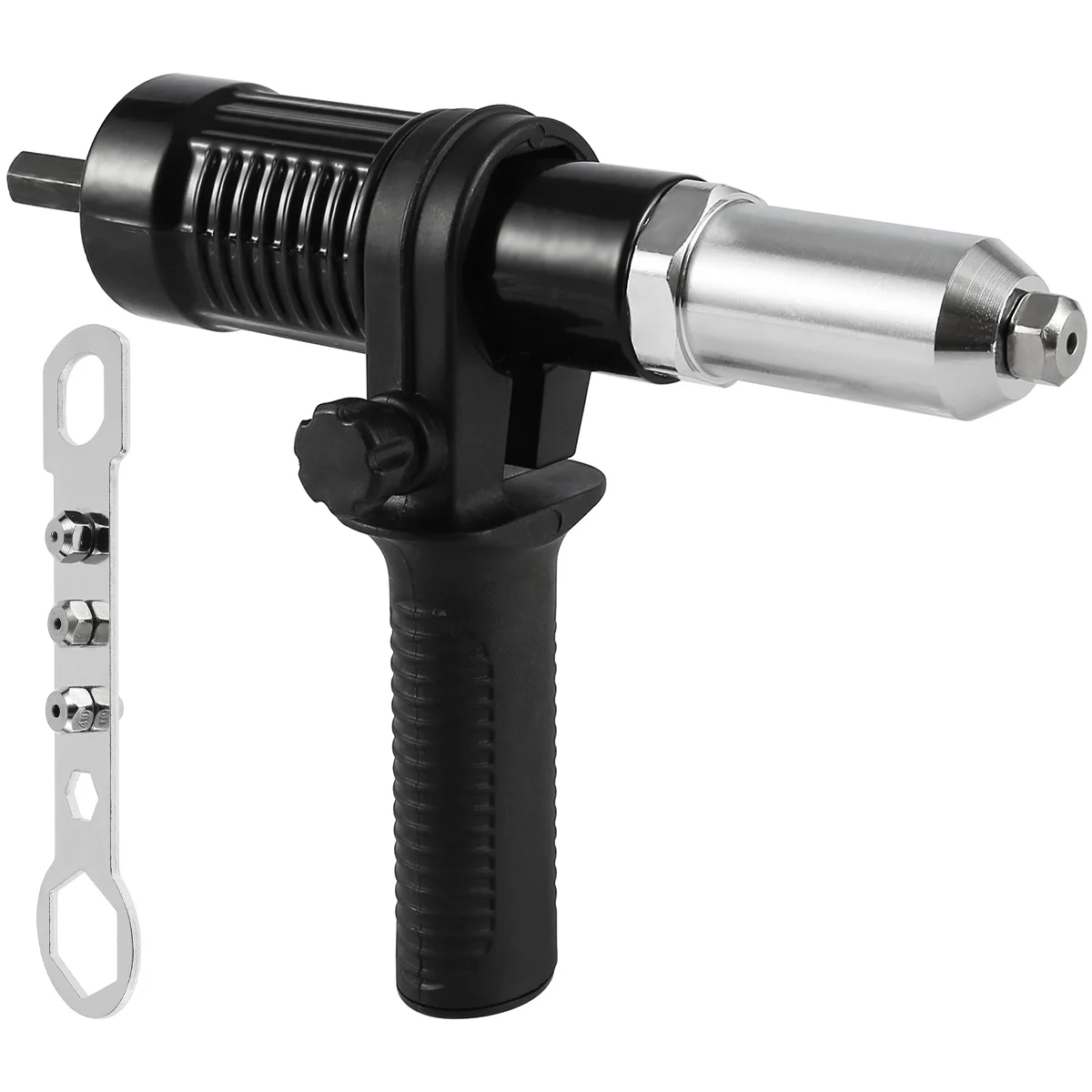 

Riveter Adapter Alloy Electric Riveter Converter Attachment Removable Electric Power Drill Riveting Hand Tool Accessories with