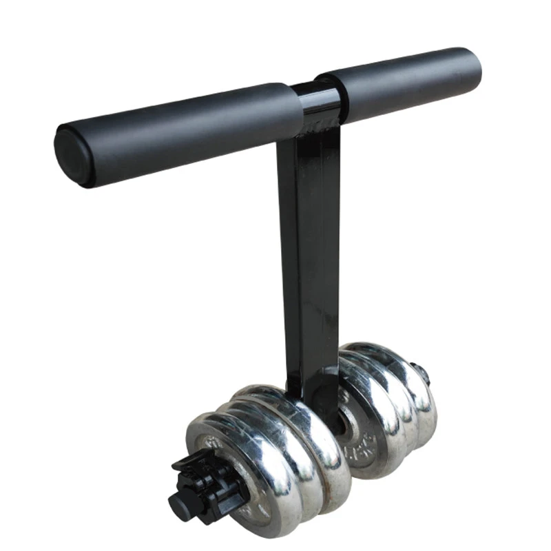 Adjustable Fitness Kettlebell Handle Metal Barbell Weight Plate Grips Home Gym Weightlifting