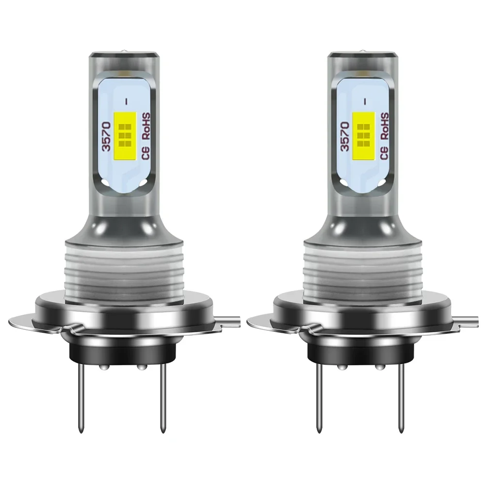 Bombillas Led antiniebla para coche, Kit de lámparas de haz DRL alto y bajo, CSP, superbrillante, 9005 K, 12V, H7, H4, H1, H8, H9, H11, 9006, 6000, 2 uds. - Imagen 6