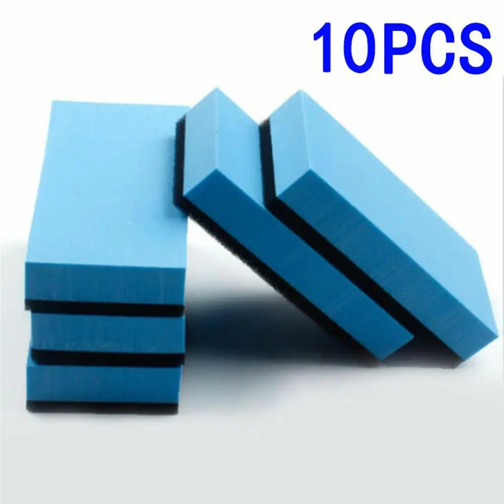 10 Pieces Car Ceramic Coating Sponge Vehicle Polishing Pads Protection