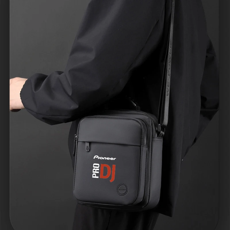New Pioneer Pro Dj Shoulder Bag Travel Messenger Bag Men\'s Waterproof Fashion Nylon Shoulder Bag Outdoor Casual Sports Chest Bag