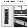 10 Tier Over The Door Shoe Rack Cloth Hanging Shoe Rack Fabric Cabinet Closet Organizer Clothes Storage Bag 3