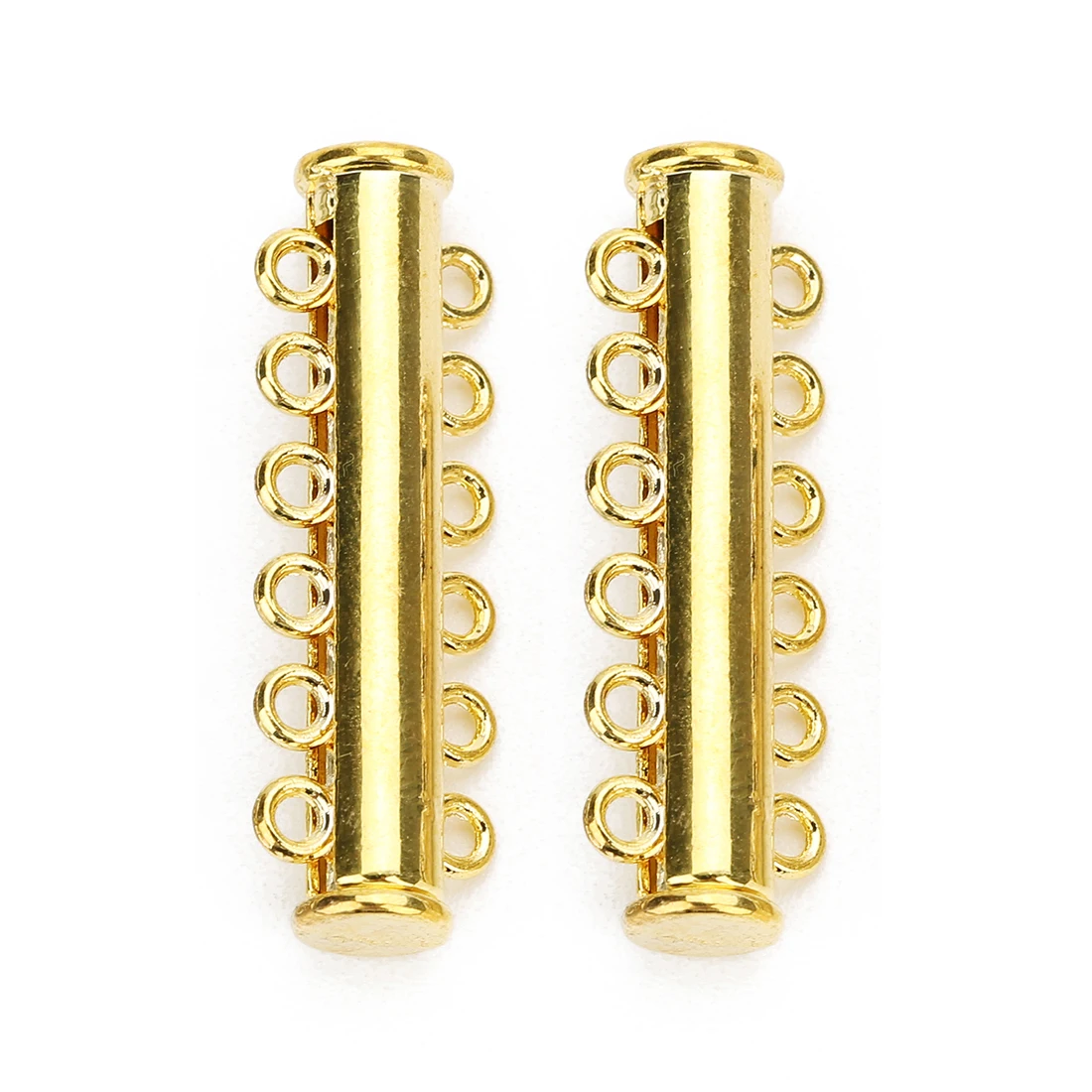 Fermoirs magnétiques puissants, 5 pièces, connecteur de fermoirs à Tube à 2/3/4/5/6/8 trous pour Bracelet et colliers, crochet à boucle, composant de recherche de bijoux  36