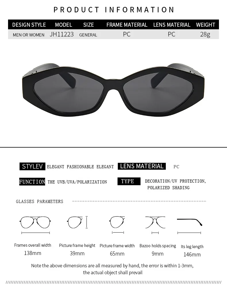 Small Full Oval Frame Sunglasses Trendy Fashion Multicolored Female Shades UV400 Eyewear for Ladies