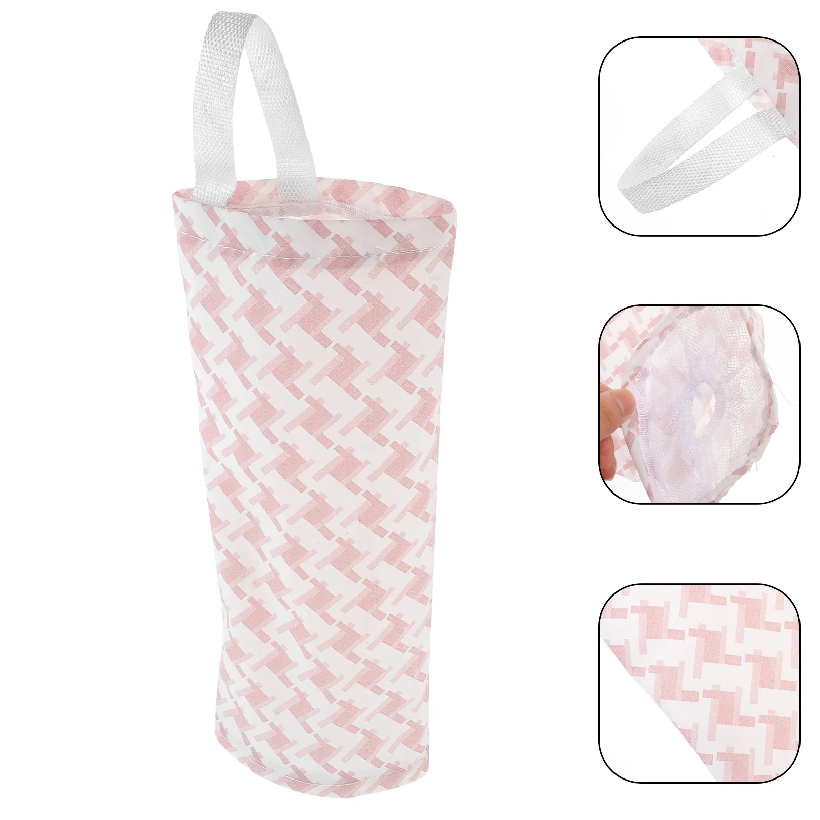 

Plastic Bag Holder Carrier Garbage Bag Organizer Dispenser Hanging Storage Bag Carrier