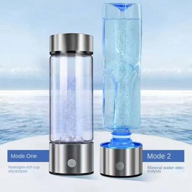 Portable Hydrogen Generator Ionizer For Pure H2 Rich Hydrogen Water Bottle  Electrolysis Hidrogen Healthy Anti-Aging Cup 350ML - AliExpress