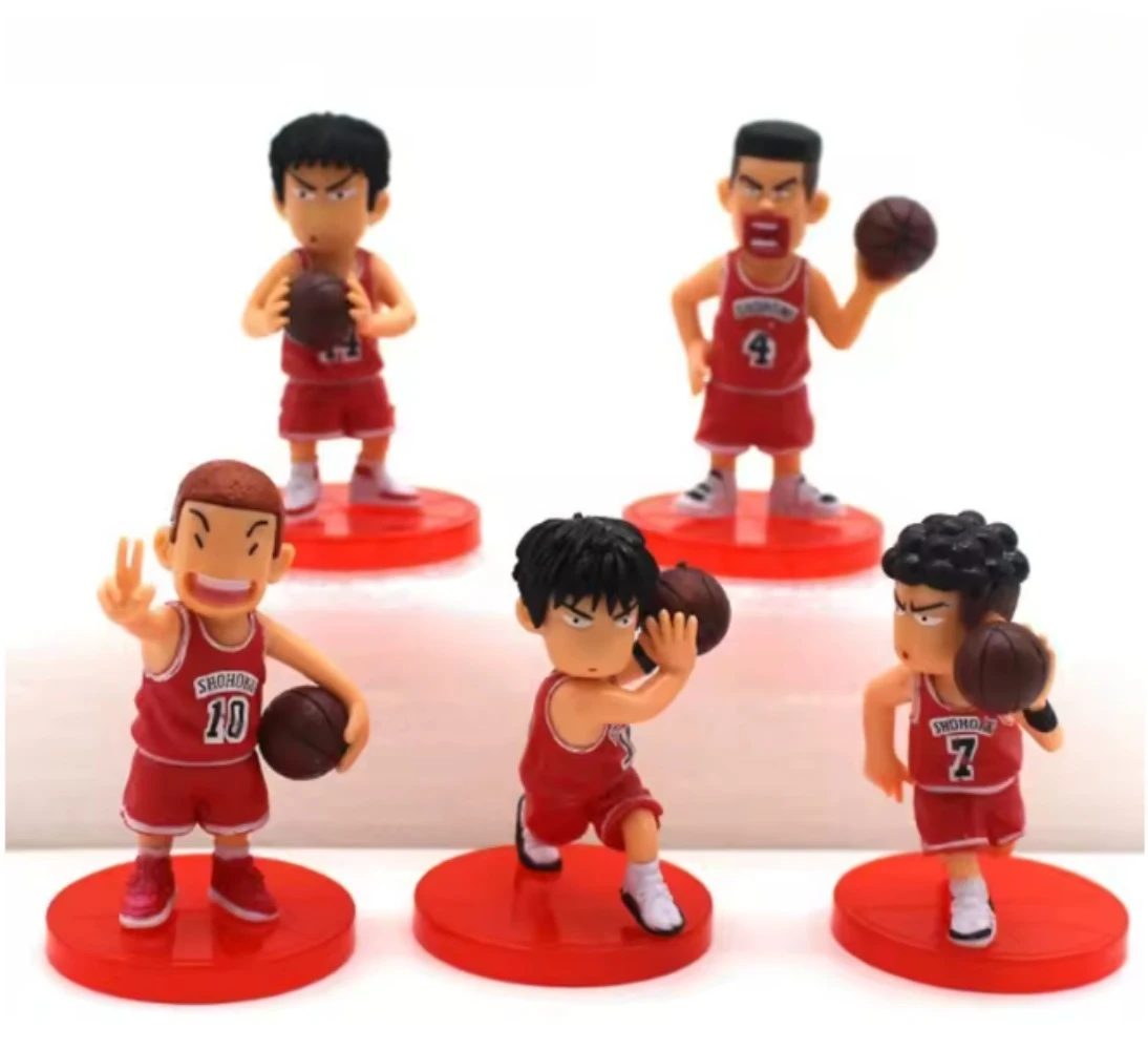 Slam Dunk Q Edition Five Piece Basketball Team Handmade Ornament Set