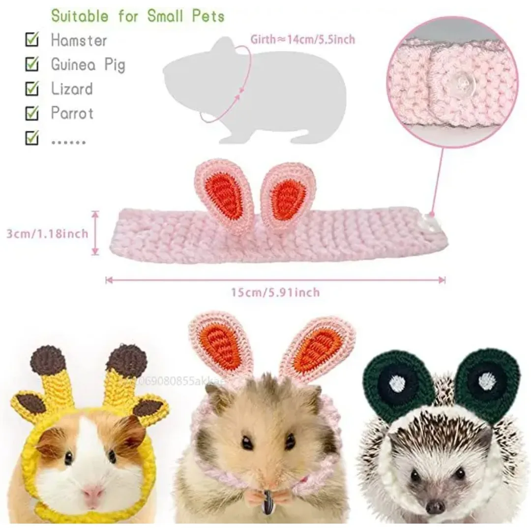 Mini Hamster Hat Handmade Knitted