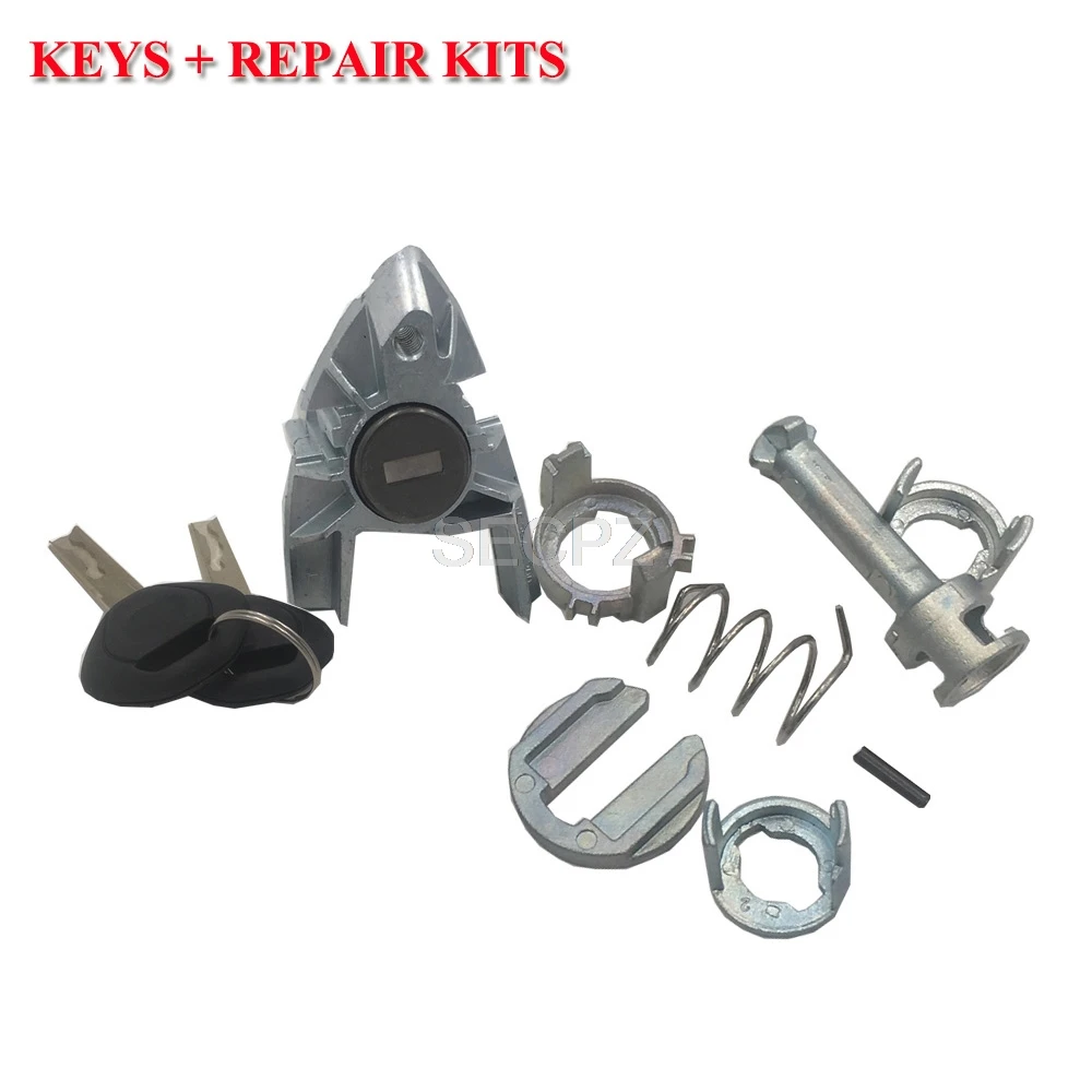 문짝 잠금 실린더 수리 키트, 전면 왼쪽 키 및 수리 키트, BMW X5 E53 X3 E83, 51217035421 7035421 51217019975, 1 세트