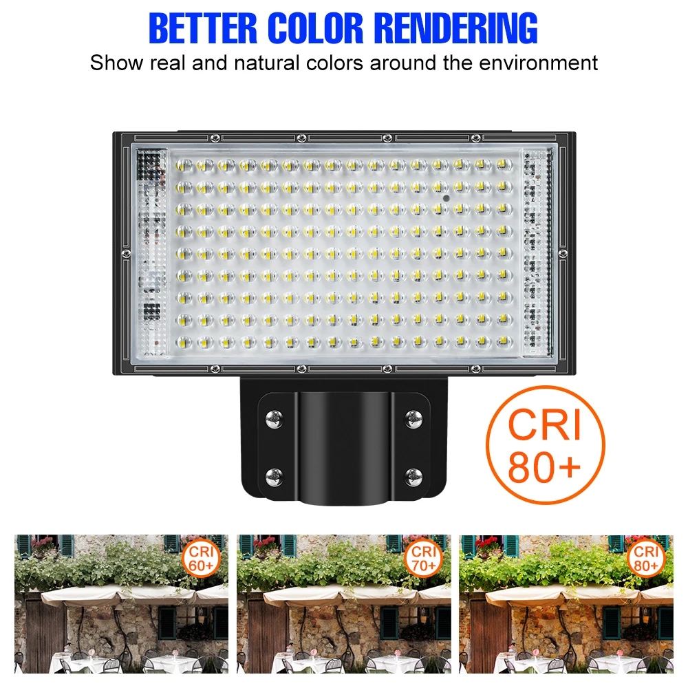 200W Flood Light Outdoor Lighting Garden Lamp IP65 Waterproof LED Street Light Decoration Reflector Projecteur Tuinverlichting