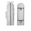 60x180cm 1Pcs Washable With Handle Waterproof Dustproof Folding Storage Bag Coat Protector Dust Cover Garment Bag 6