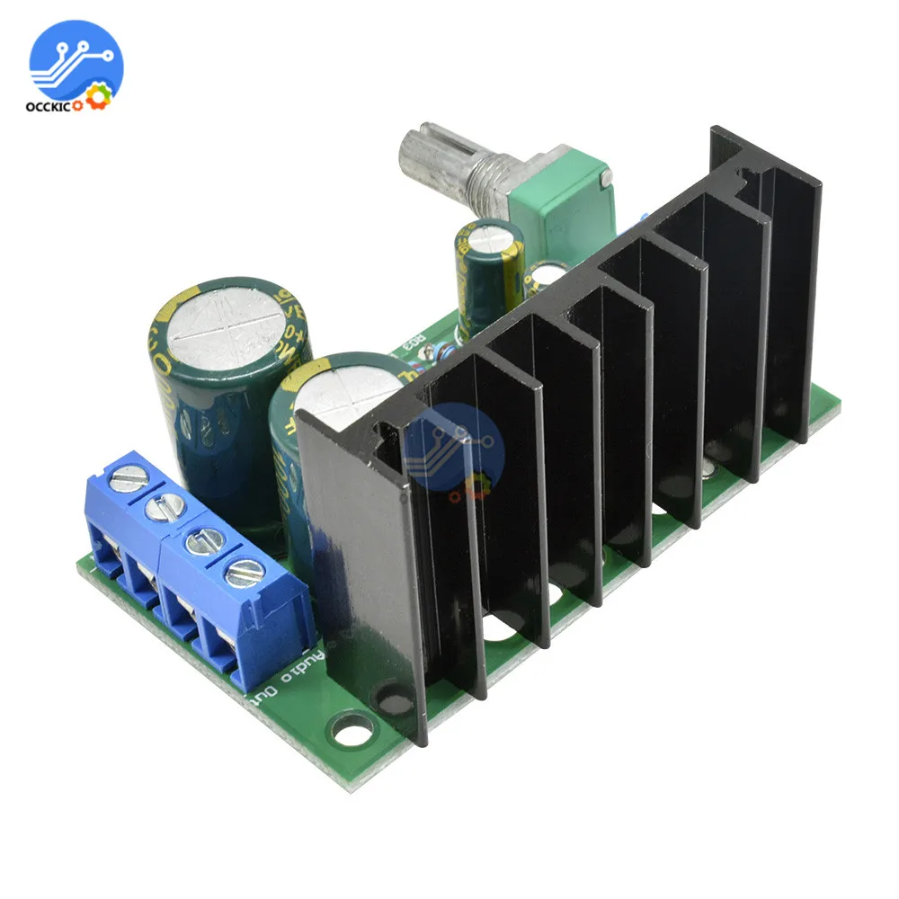 TDA2050 Mono Amplifier Board DC 12-24V 5W-120W Audio Sound Speaker Board volume control Car Player Potentiometer audio amplifier board