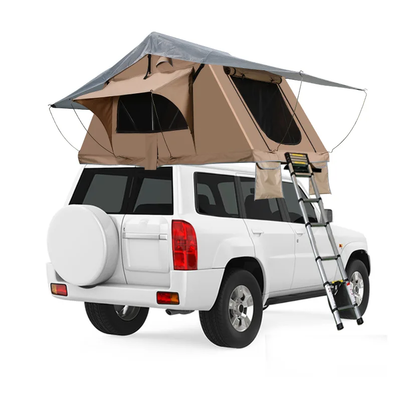 Soft Car Roof Top Tenda Box Per Strada 1.8M 2.1M 3-4 Persone Campeggio Dormire Tenda Da Tetto Per Jeep Toyota Wrangler Land Cruiser