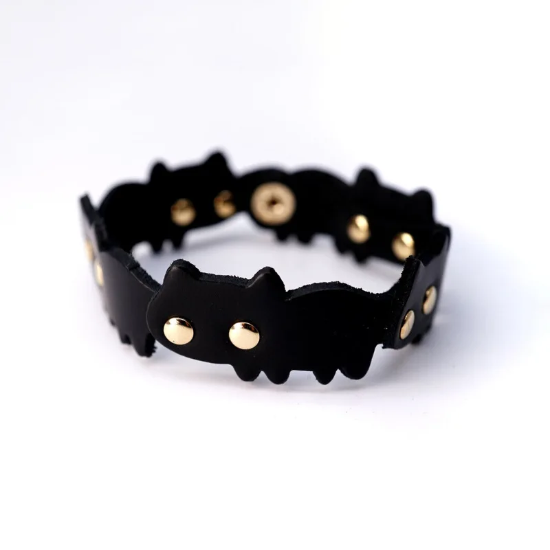 Cat Rope Chain Wristband Bracelet Crafts, Choker Knife Template Blade
