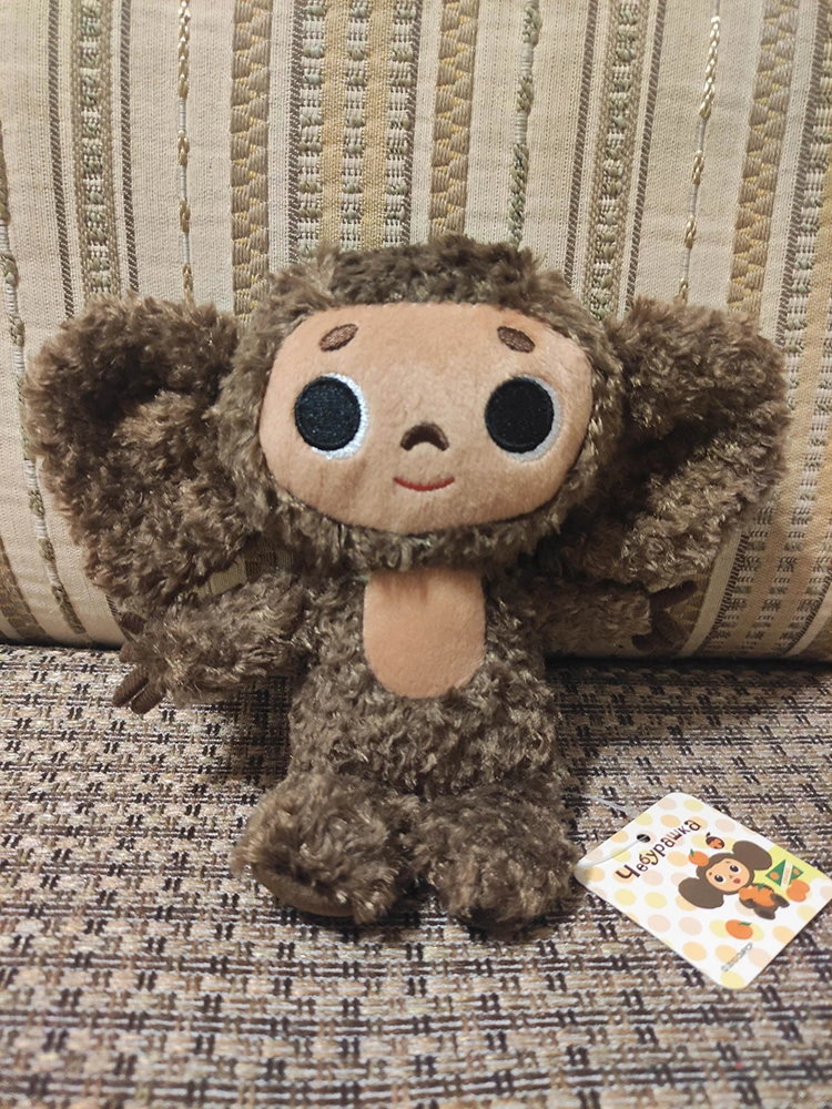 Haute qualité Cheburashka Peluche Toy Big Eyes Monkey avec vêtements Poupée  Russie Anime Baby Kid Sleep Appease Poupée Jouets pour enfants