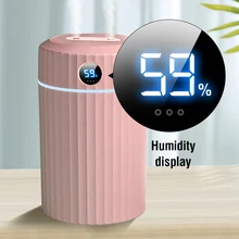 

2L Capacity Air Humidifier with Screen Display Air Aroma Para Difusores Humidificador Diffuser Essential Oils for Home Office