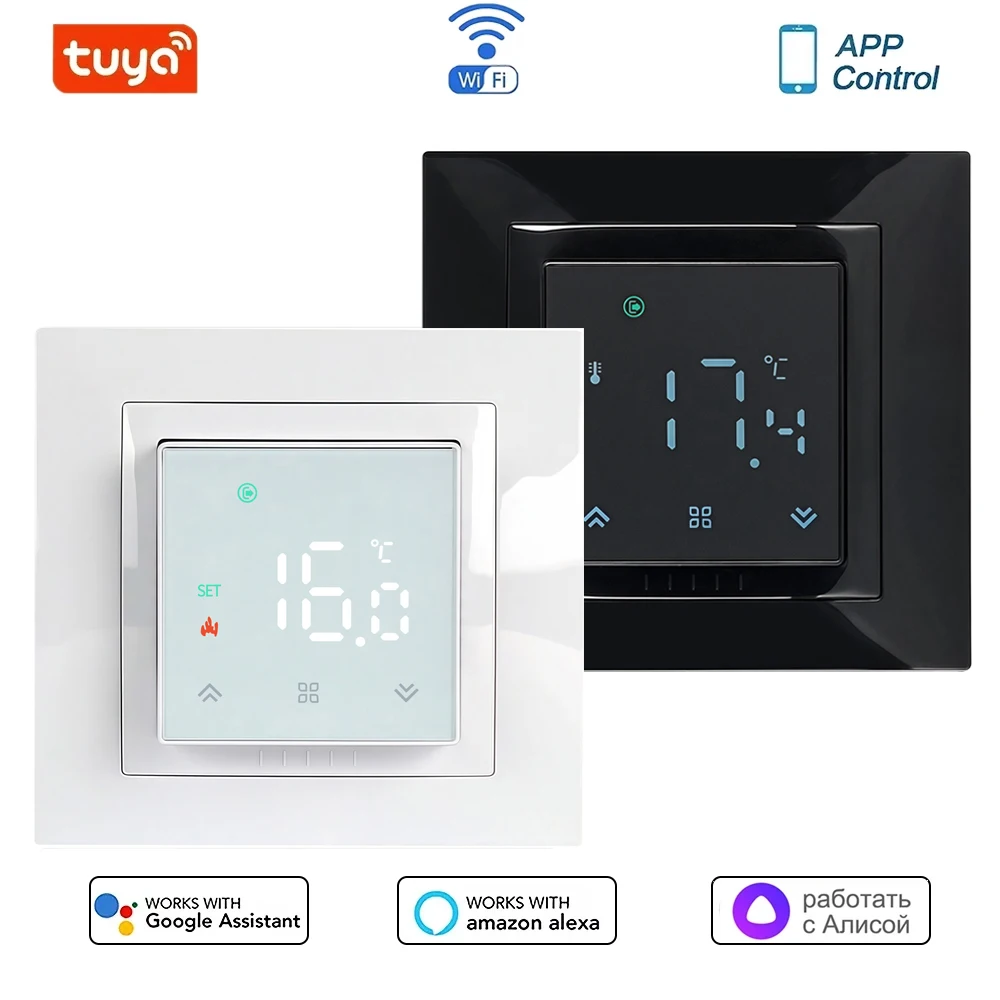 MincoHeat Tuya Thermostat de chauffage par le sol intelligent thermorégulateur Programmable régulateur de température de chauffage domestique numérique