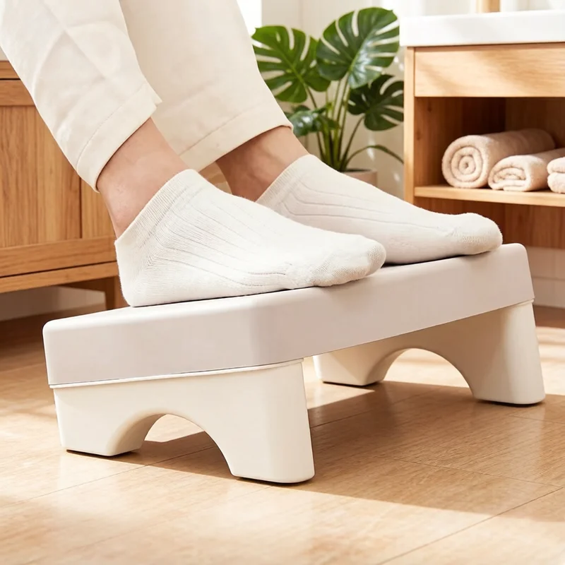 2026 NEW Office Desk PP Footrest, Ergonomic Comfort Foot Support, Compact Space-Saving Footrest for Work, Study and Sofa Rest