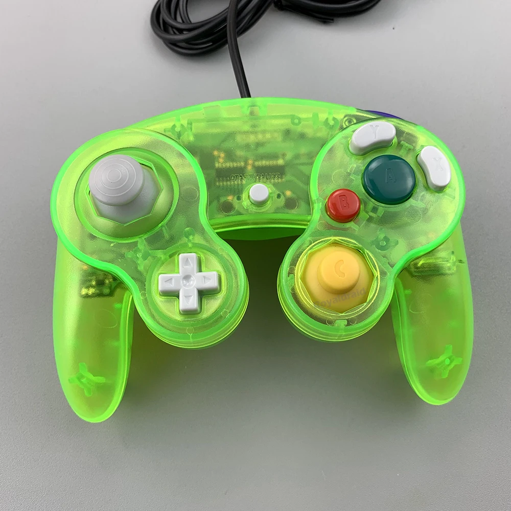 8 Farben kabel gebundenes Gamepad für Gamecube ngc Konsole Joypad Controller für ngc klassischen Joystick Retro Spiele konsole Gamepad Zubehör – Detail 18