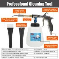 Tornado Pneumatic Air Foam Gun High Pressure Car Wash Interior Deep Cleaning Gun Espuma Tool for Tornador Detailing Tool 2