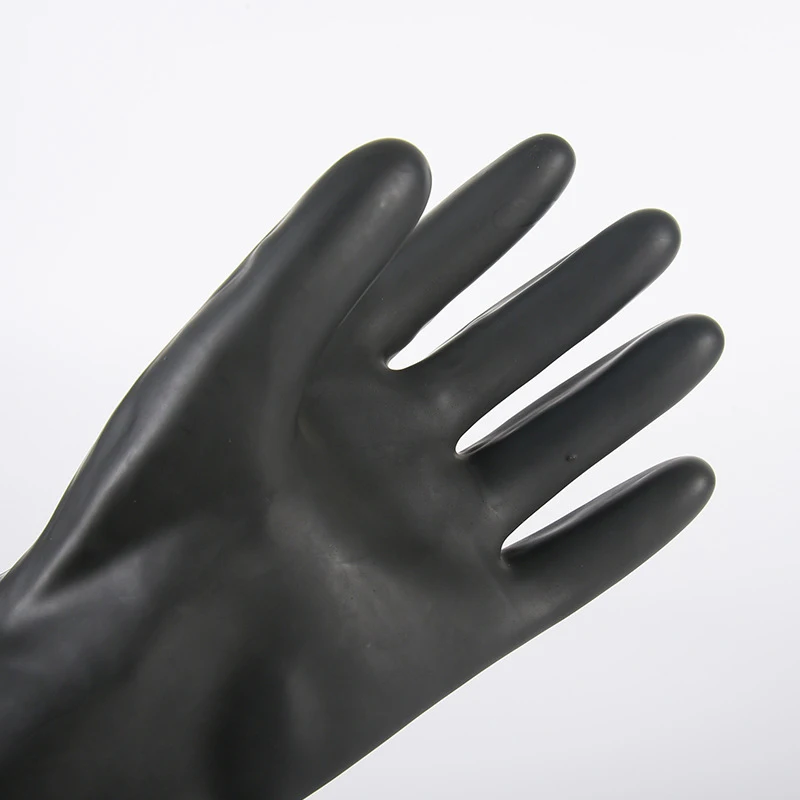 35cm Dishwashing Gloves Latex Fingers Crubbing Rubber Kitchen Tools Washing Scrub Silicone Gloves
