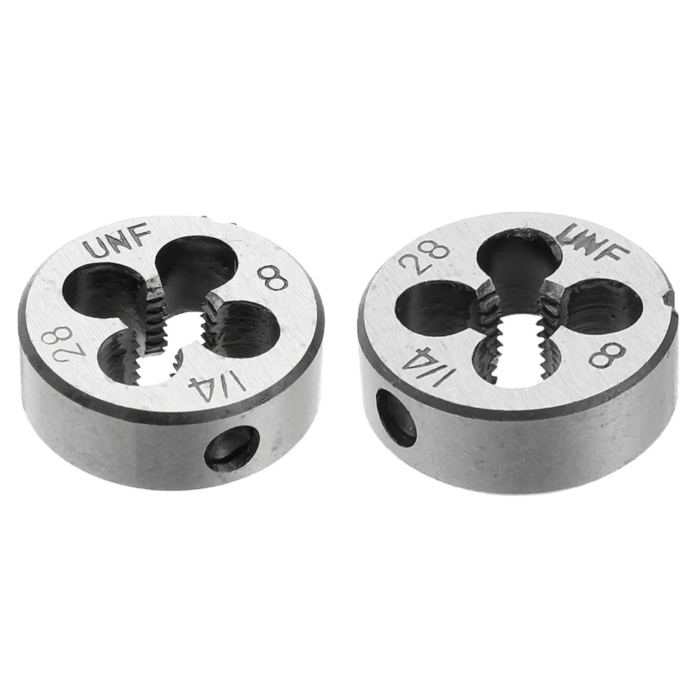 1 4 28 Screw Hand tTp and Die Set Fine Thread Dies Taps Suit with or jpg