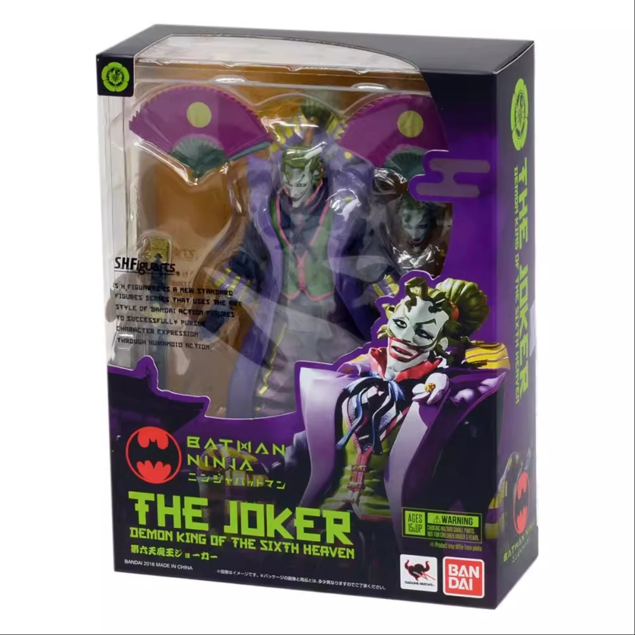 100% Original Bandai Sh Figuarts Shf Batman Ninja The Joker