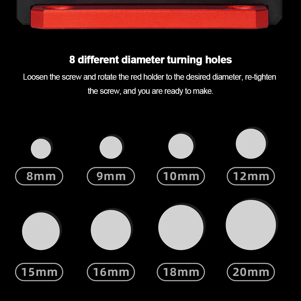 Tassello Regolabile Metrico 8mm-20mm Con Lama In Metallo Duro Trapano Elettrico Fresatura Tassello Tondo Strumento Ausiliario Strumento Per La Lavorazione Del Legno - Foto 3
