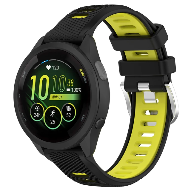 For Garmin Forerunner 255 255S 265S 265 Silicone Bracelet Strap for Garmin  Vivoactive 4 4S Venu