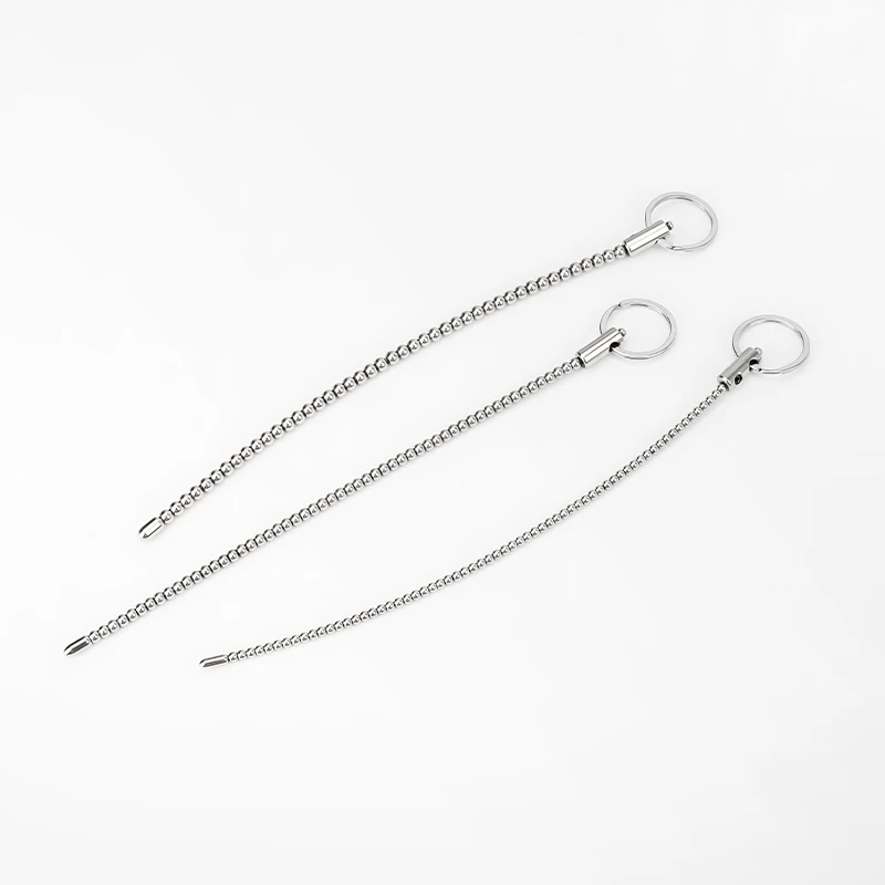 Penis Sex Toys Stainless Steel Urethral Sound Dilators Penis Plug Insert Stimulation Catheter Beads Male Masturbator Horse Eye Sticks BDSM