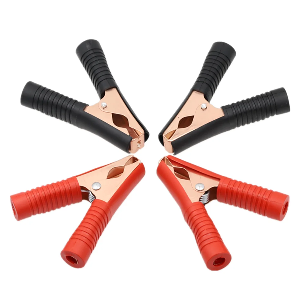 100A Crocodile Clamp for Automotive Battery Red Black 90 x 75 x 18mm Spark Charging Accessories